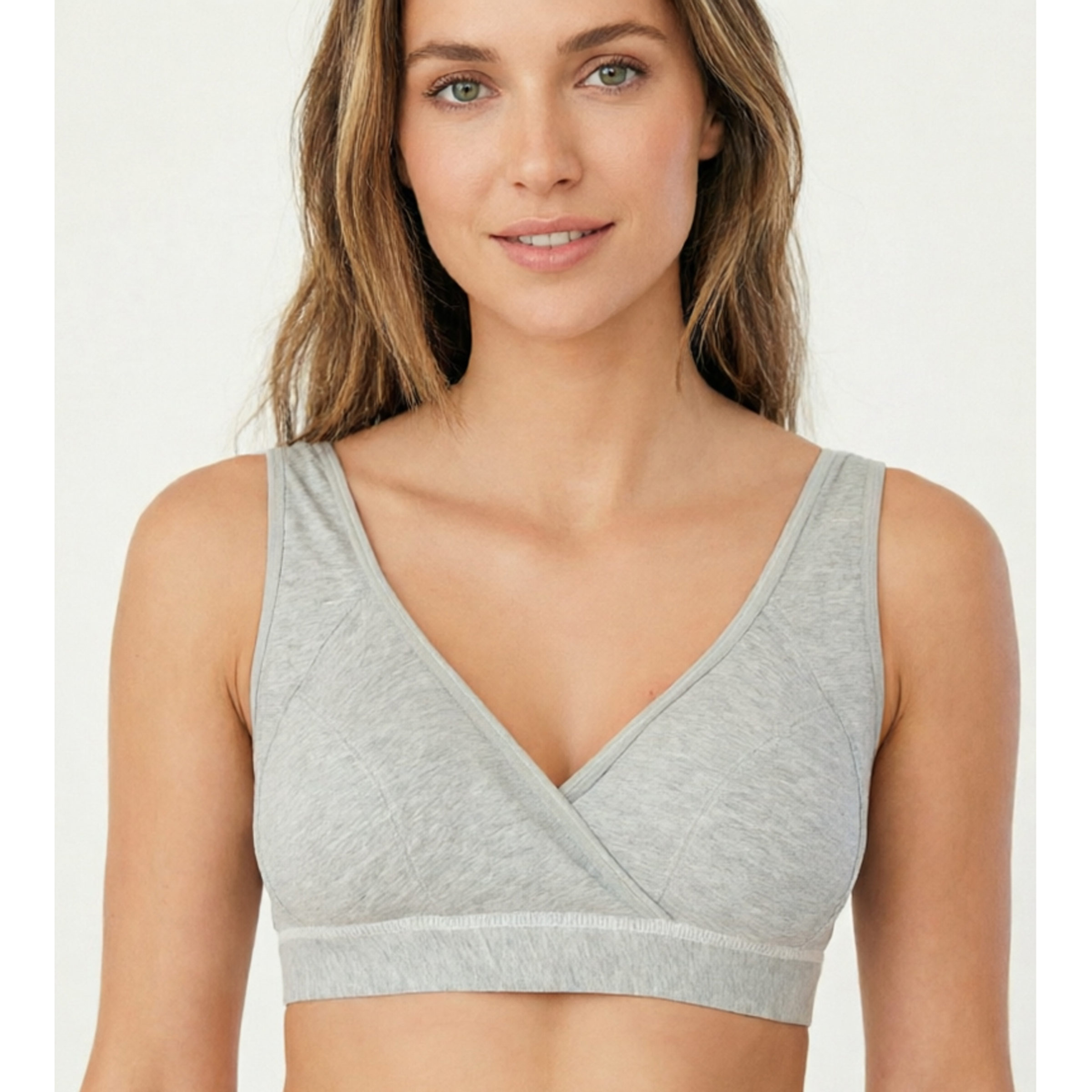 Nursing Bra Sleep - Comfortabele draadloze voedingsbeha van ademend katoen,
