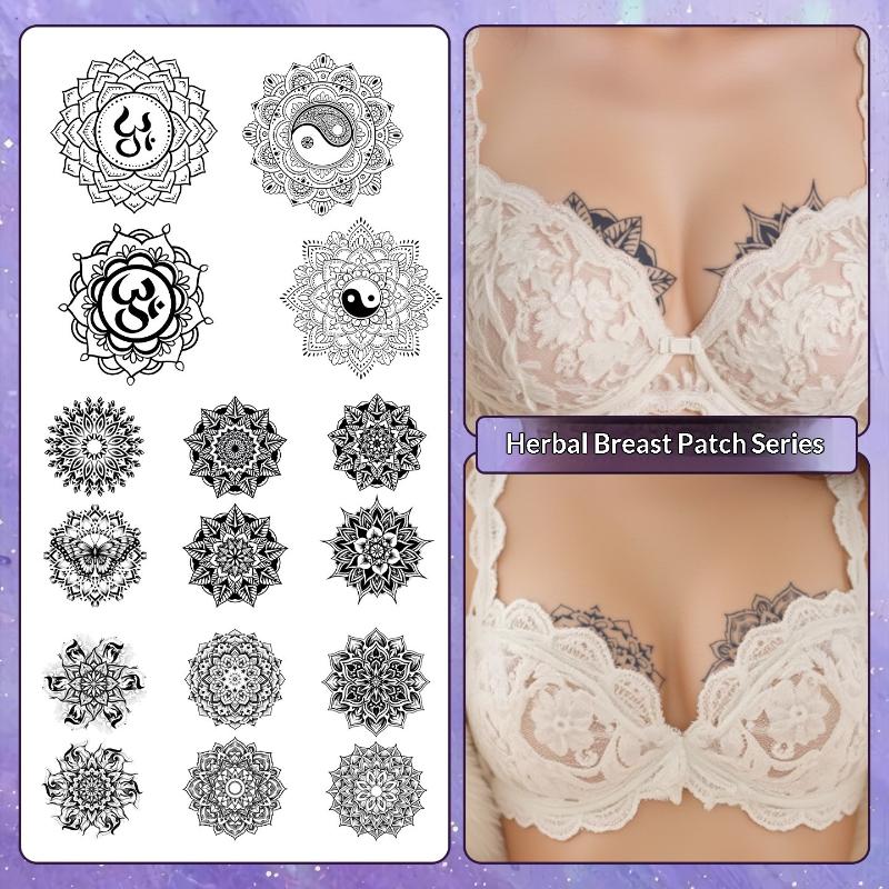 2/3/6/8 vellen Datura-patroon  - Nipple Cover Pasties recensie en prijs