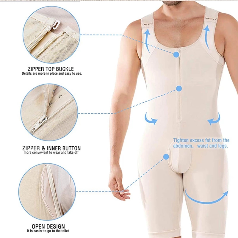 Mannen Shapewear Bodysuit Full - Shapewear Bodysuit Firm recensie en prijs